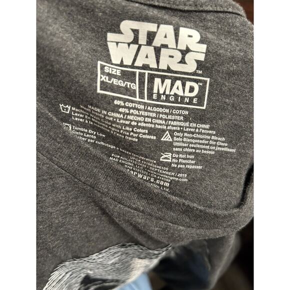 Star Wars Mad Engine Darth Vader/Stormtrooper Switchable T-Shirt Youth XL - Picture 6 of 6